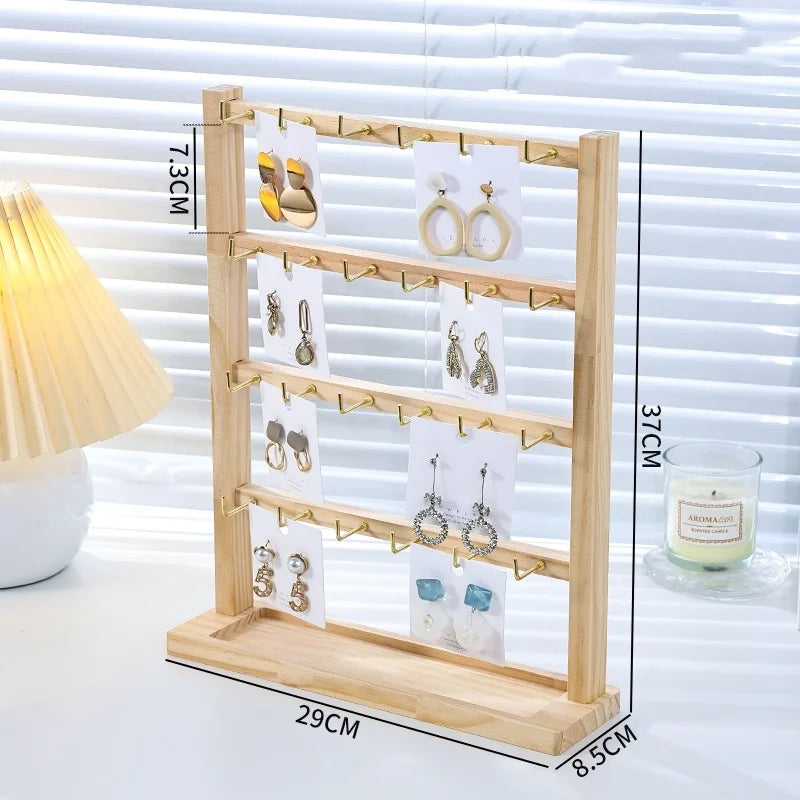Jewelry Organizer Display Stand: 3-5 Tier for Earrings & Accessories