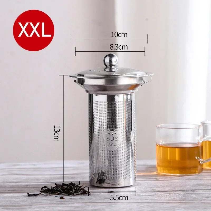 Stainless Steel Tea Strainer - Reusable Mesh Infuser Basket