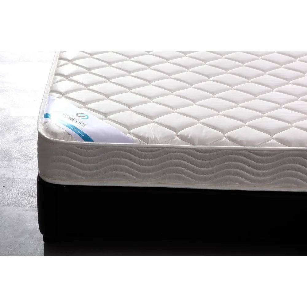 Twin Bed Mattress - Hybrid Euro Top Comfort Sleep - Eco-Friendly, Breathable Innerspring Twin Bed Size Mattress