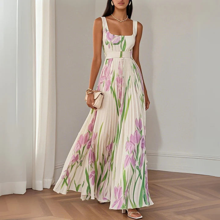 Isabelle Elegant Floral Maxi Dress