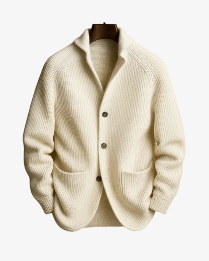 Oliver | Tailored Button-Front Knit Cardigan for Men