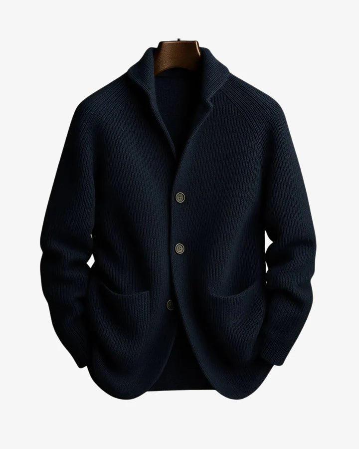 Oliver | Tailored Button-Front Knit Cardigan for Men