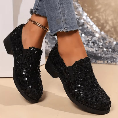 Jia | Sparkle Comfort Slip-Ons