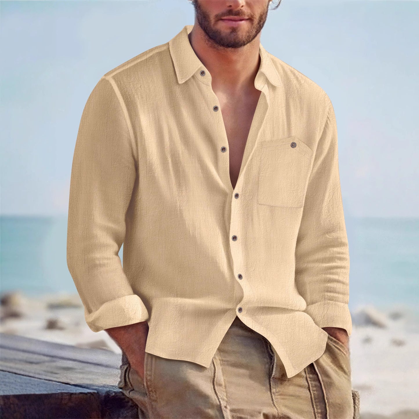Marco | Casual Linen Shirt