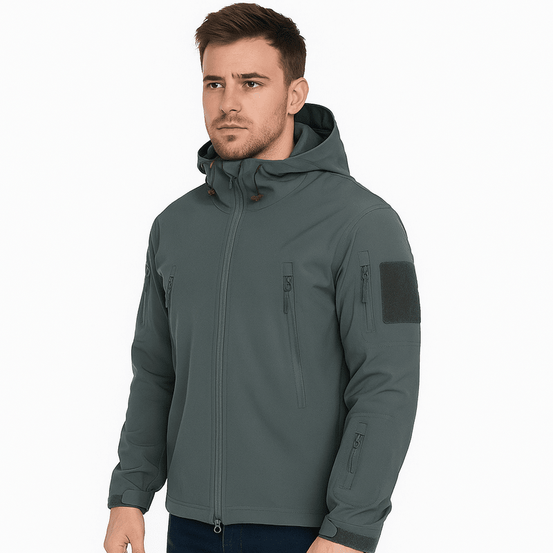 All-Weather Tactical Jacket for Men – Waterproof, Windproof & Breathable Outdoor Jacket