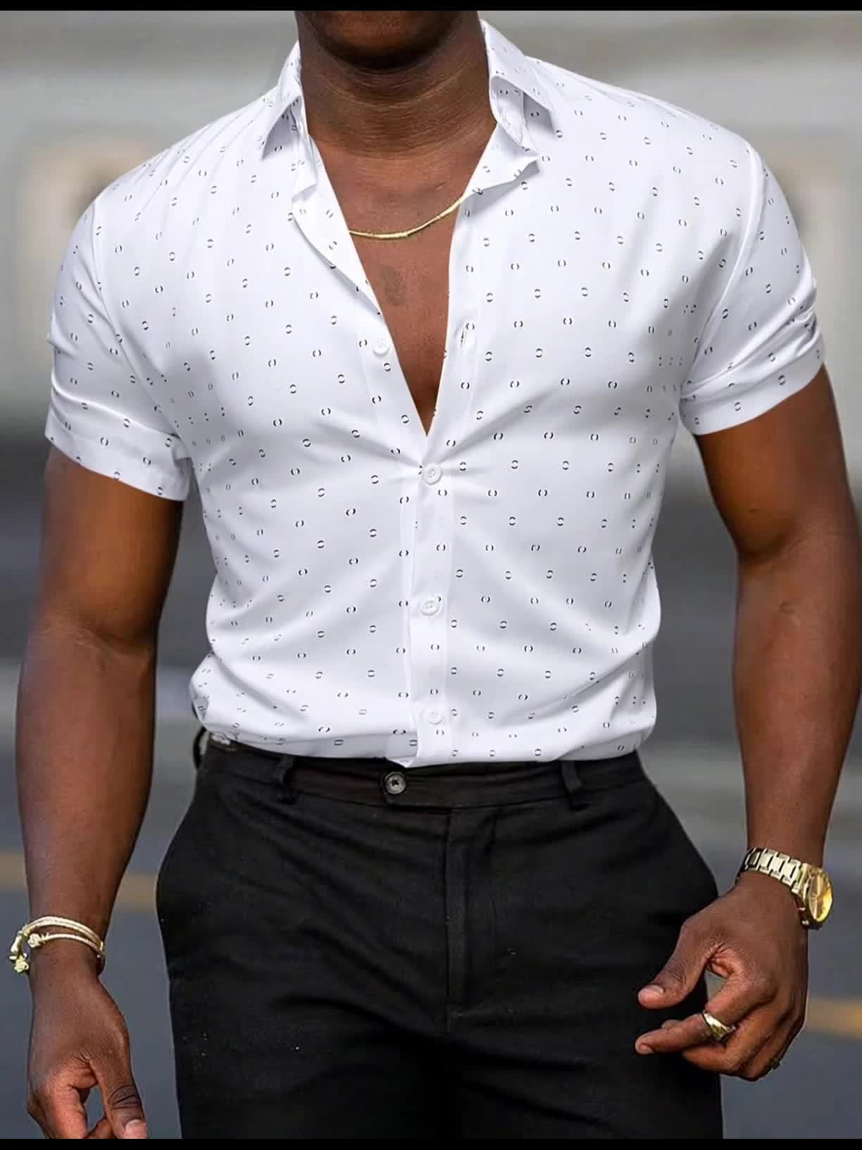 Aaron | Summer Shirt with Print