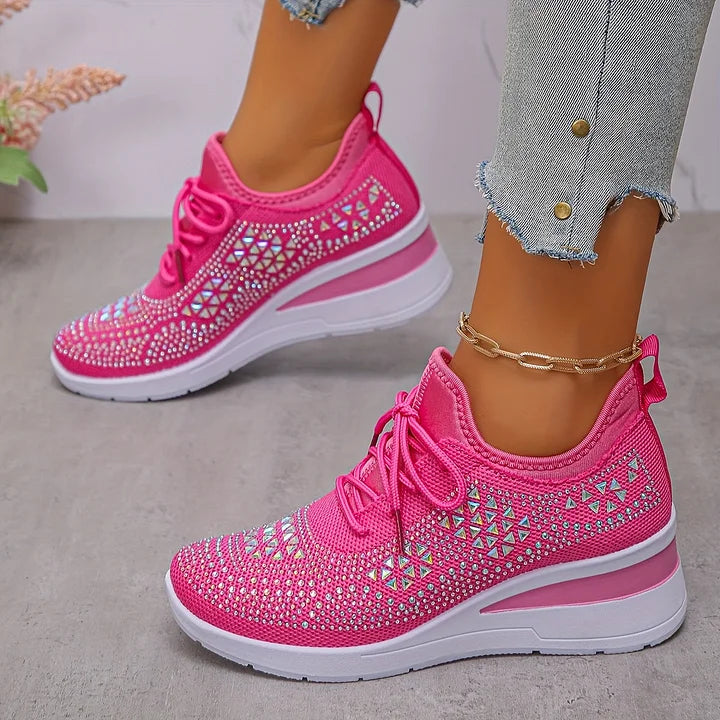Jessica | Sneakers with Sparkling Rhinestones