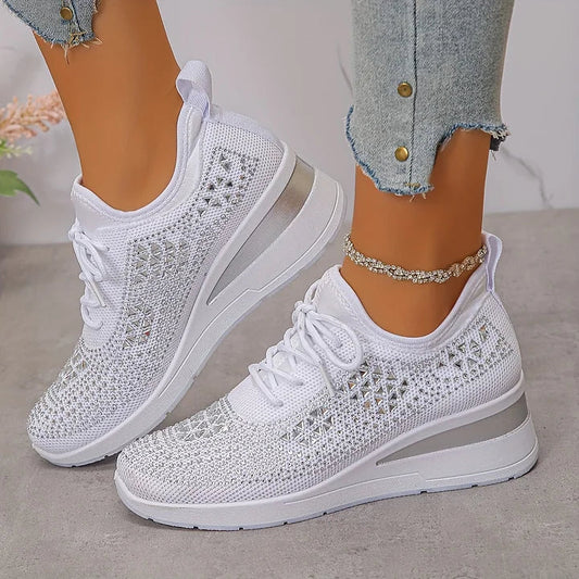 Jessica | Sneakers with Sparkling Rhinestones
