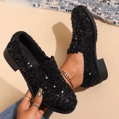 Jia | Sparkle Comfort Slip-Ons