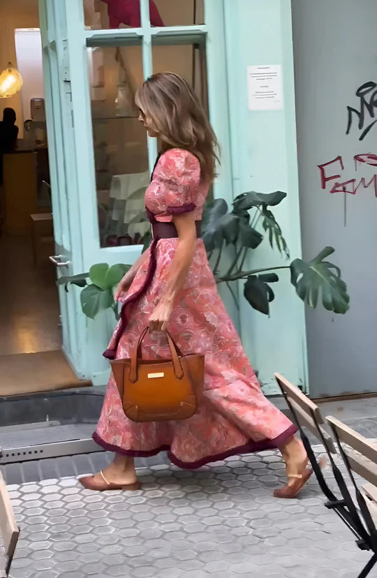Sophie | Pink Elegant Maxi Dress