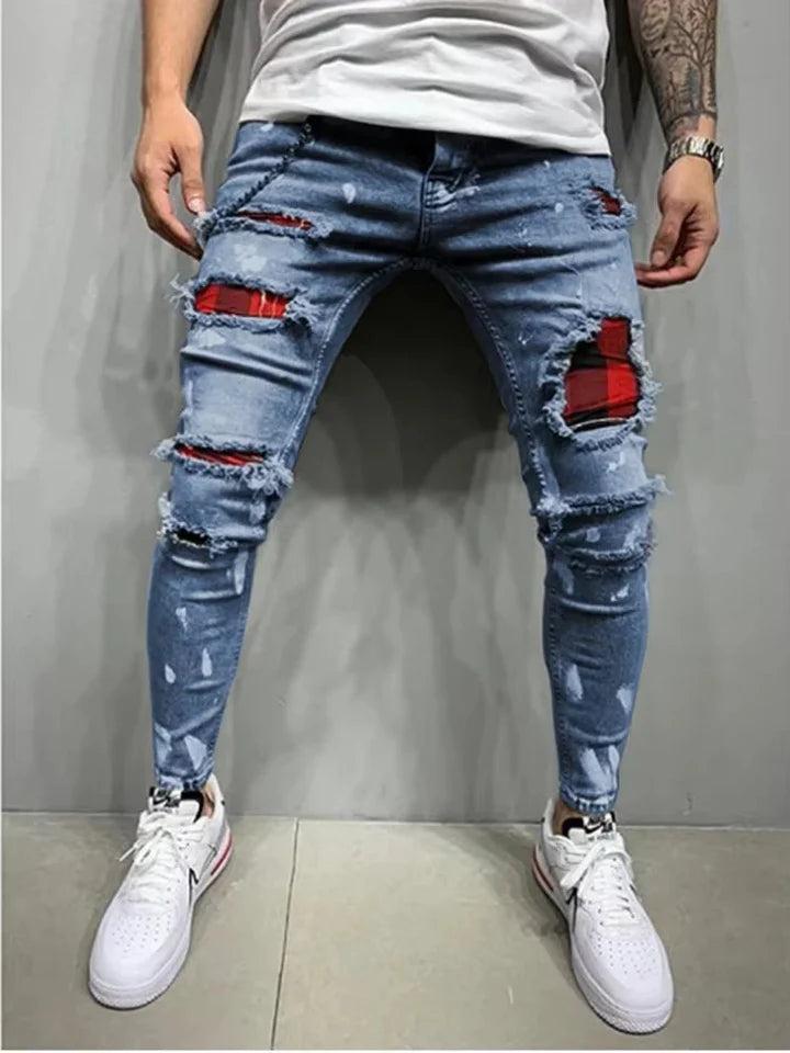 Rebel | Distressed Denim Pants
