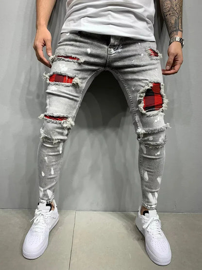 Rebel | Distressed Denim Pants