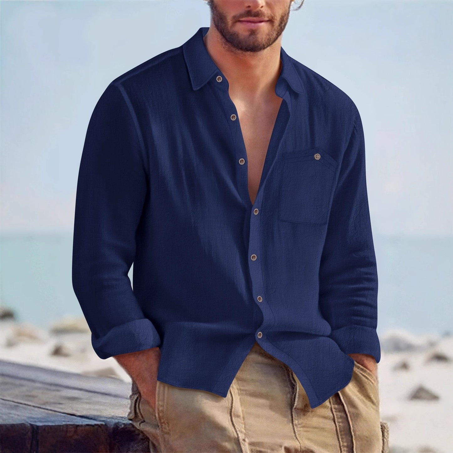 Marco | Casual Linen Shirt