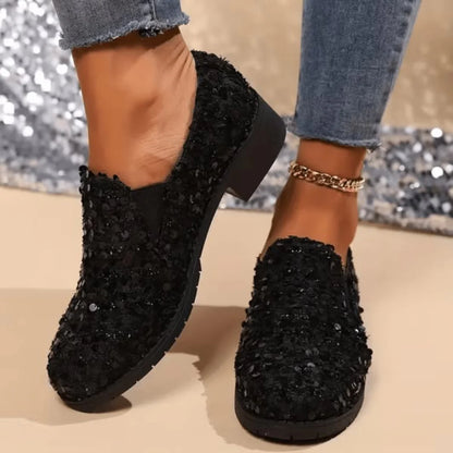 Jia | Sparkle Comfort Slip-Ons