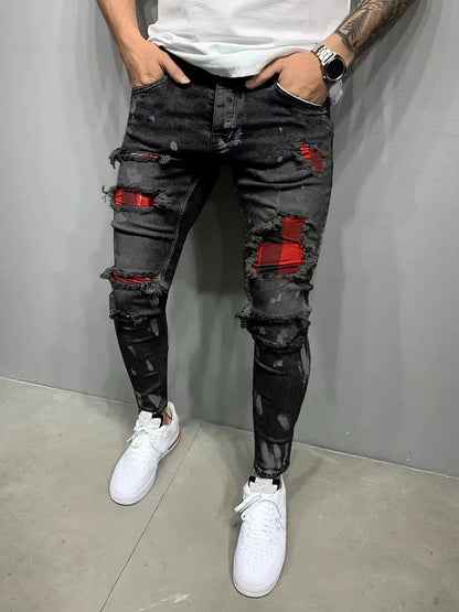 Rebel | Distressed Denim Pants