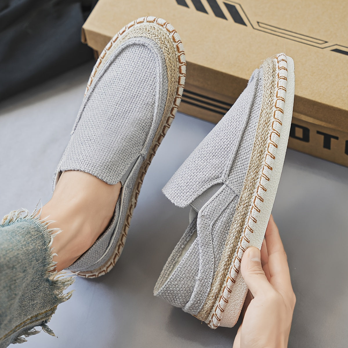 Justin | Slip-On Shoes with Marine Pattern