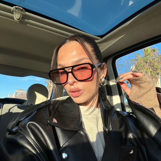Solenne | Oversized Tortoiseshell Sunglasses