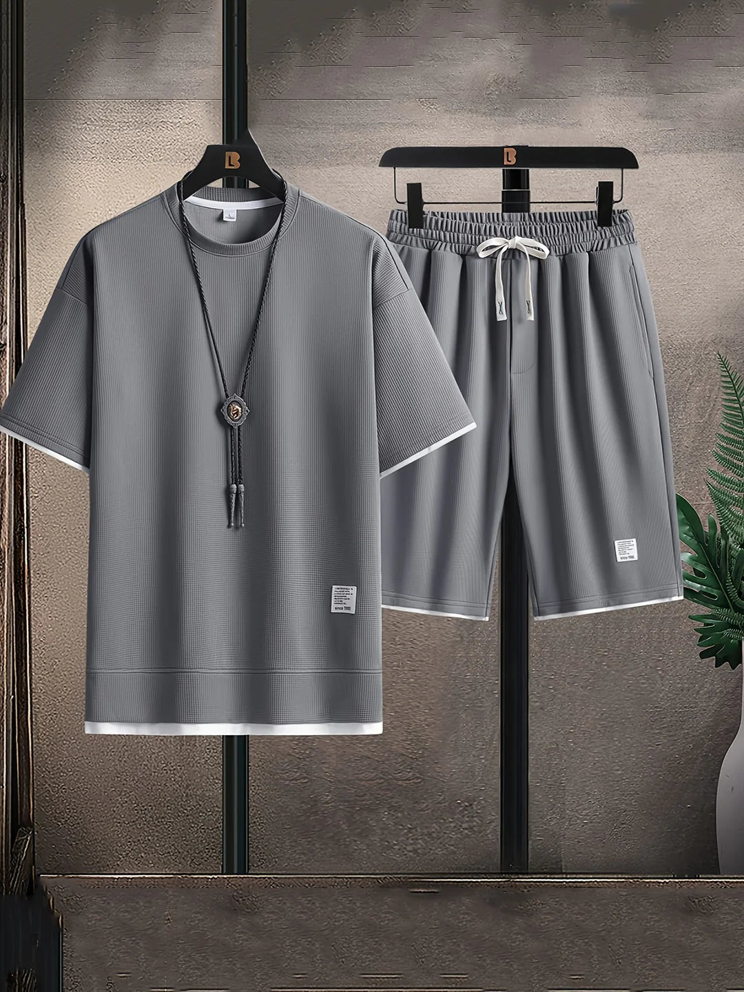 Chris | Cozy Waffle Knit Set