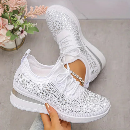 Jessica | Sneakers with Sparkling Rhinestones