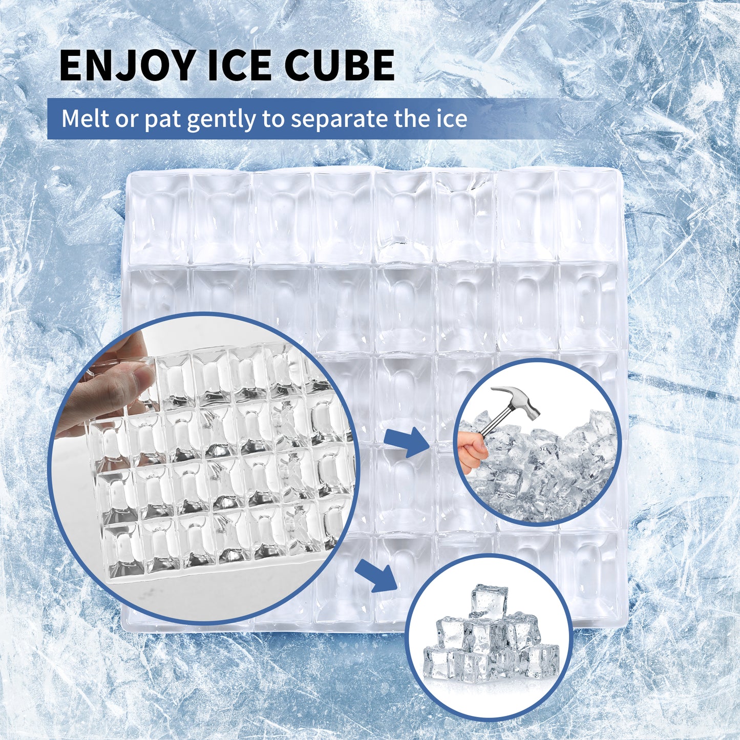 SIMZLIFE Ice Maker 34Lbs: Fast 13-Min Cubes, Auto-Clean