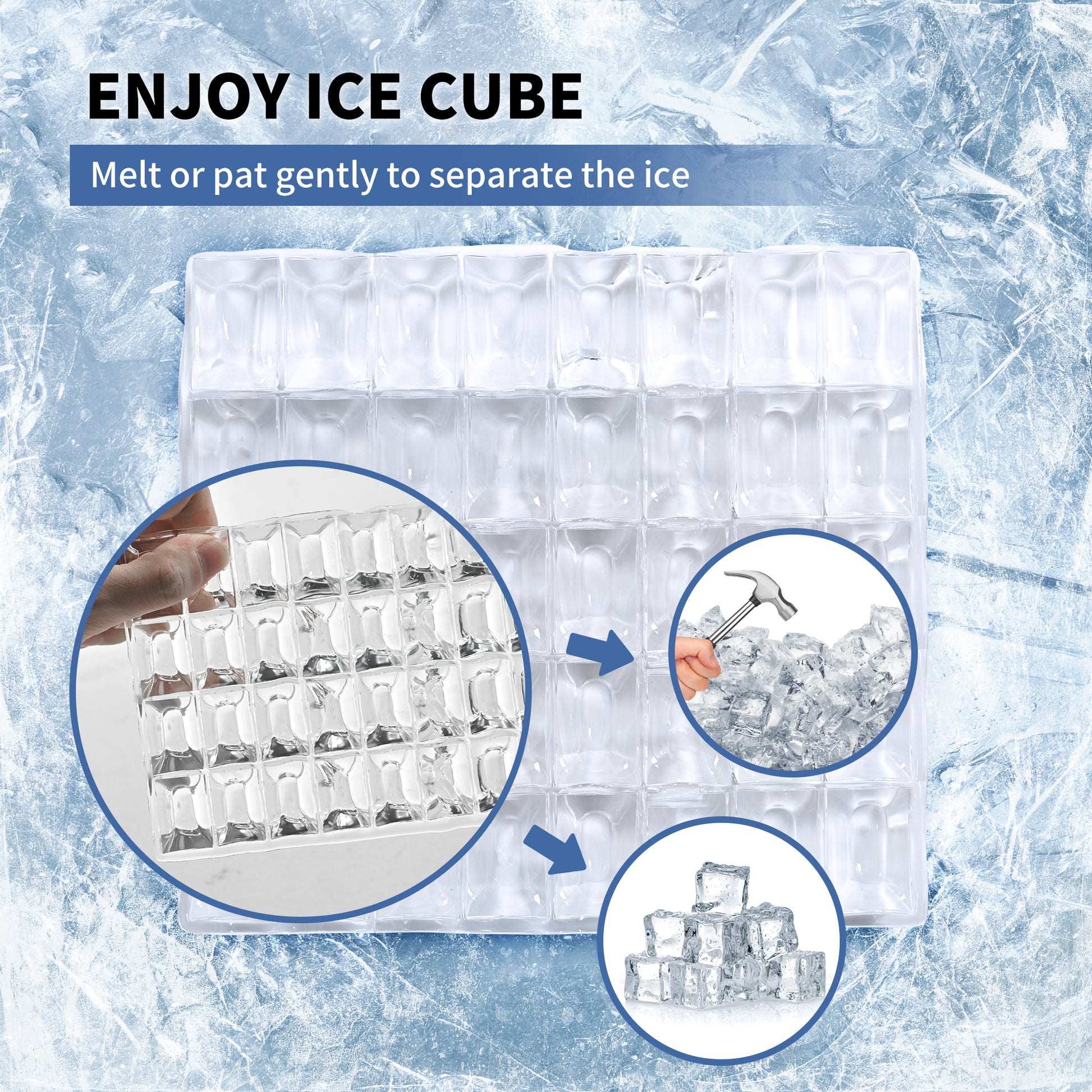 SIMZLIFE Ice Maker 34Lbs: Fast 13-Min Cubes, Auto-Clean