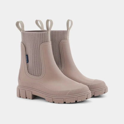 Nova | Women’s Rubber Ankle Boots with Ribbed Shaft