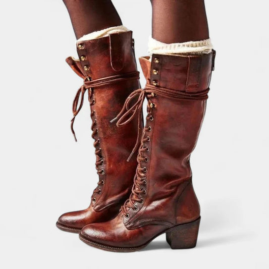 Valencia | Women’s High Lace-Up Boots
