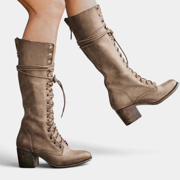 Valencia | Women’s High Lace-Up Boots