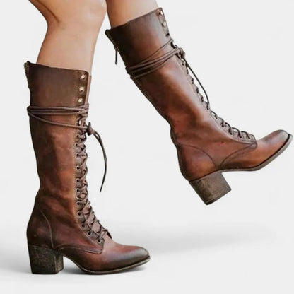 Valencia | Women’s High Lace-Up Boots