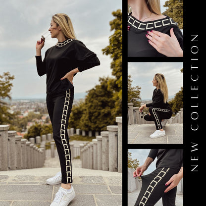 LUNACHIC - SET VAN MODIEUZE TRUI EN BROEK