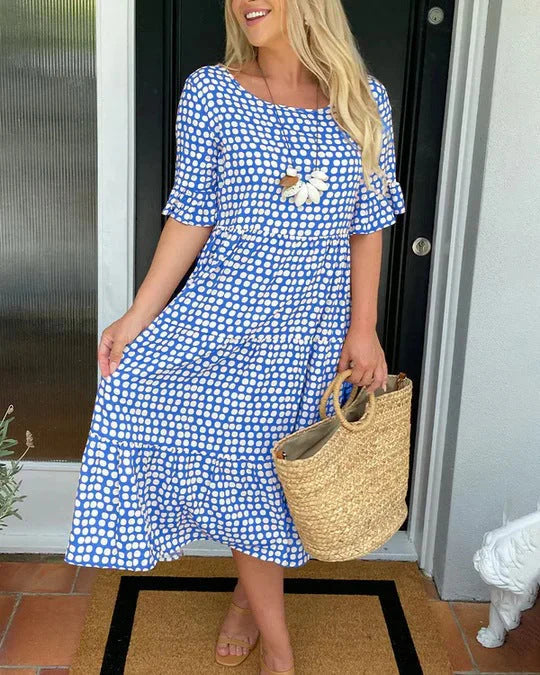 Natalie | Relaxed Tiered Midi Dress