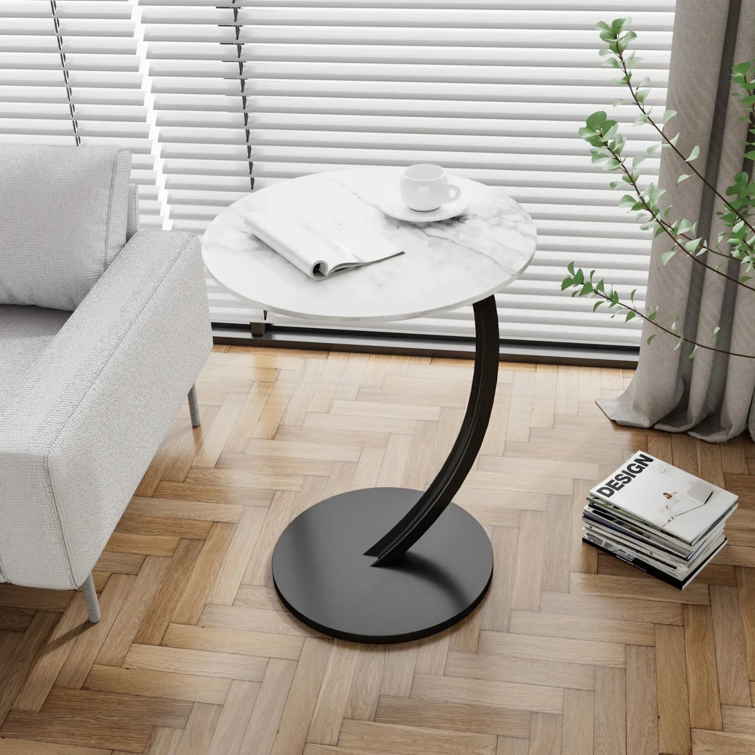 Coffee Table Multifunctional Movable for Home & Balcony