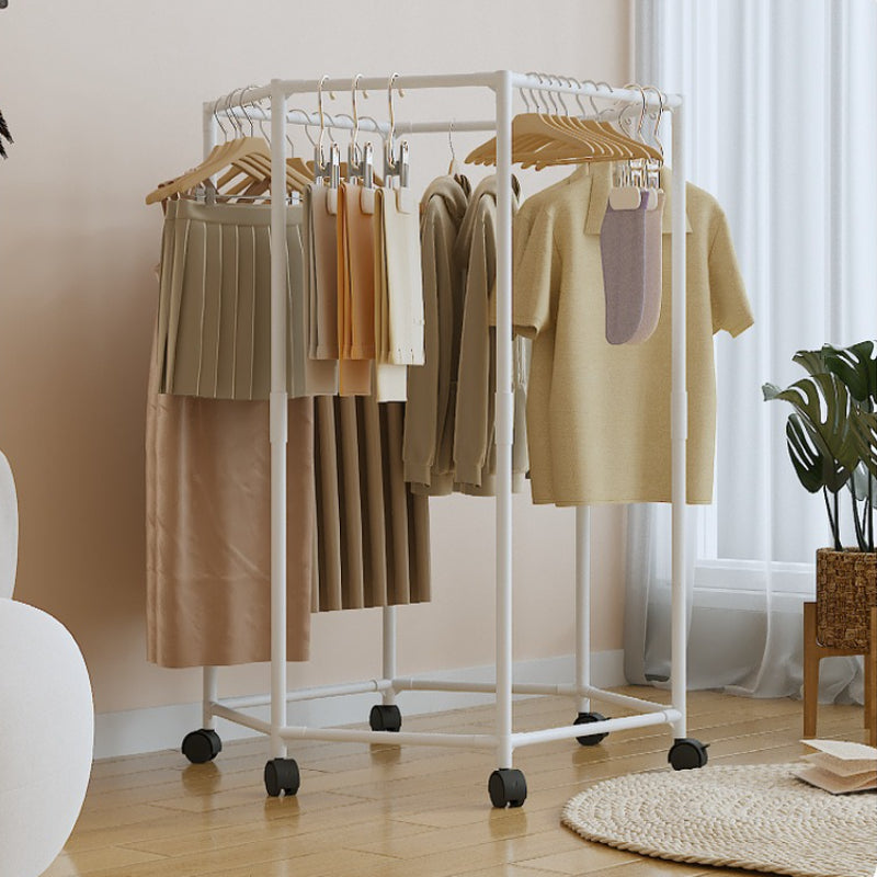 Hexagon Rotating Clothes Rack & Coat Hanger Stand