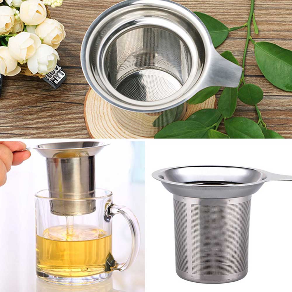 Tea Infuser Stainless Steel Basket for Mug & Teapot - Herb Filter