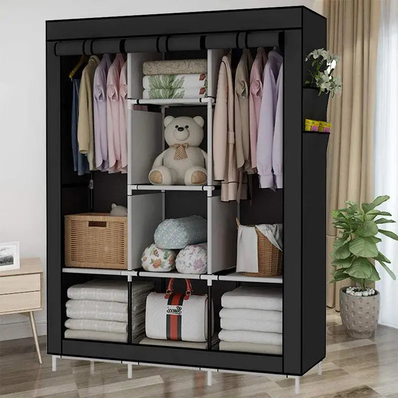 Fabric Wardrobe Organizer - Dustproof, Durable, Space-Saving
