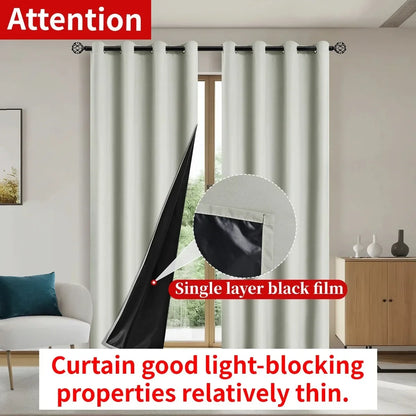 Blackout Curtains 2pcs - Thermal Insulated Window Drapes
