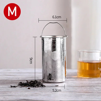 Stainless Steel Tea Strainer - Reusable Mesh Infuser Basket