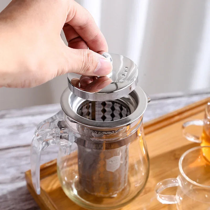 Stainless Steel Tea Strainer - Reusable Mesh Infuser Basket