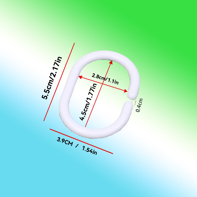 Shower Curtain White Peva- Clean & Elegant Bathroom