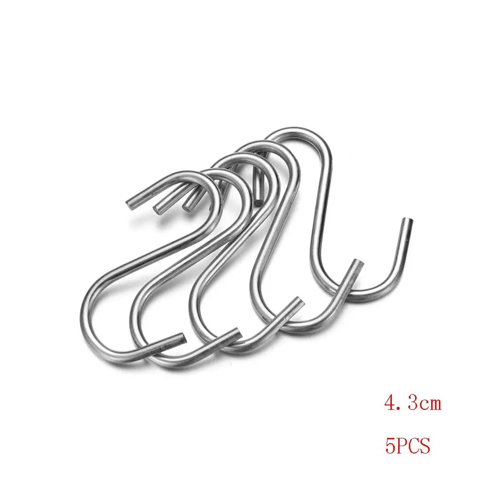 Hooks Stainless Steel S - 5pcs Kitchen Storage Hangers