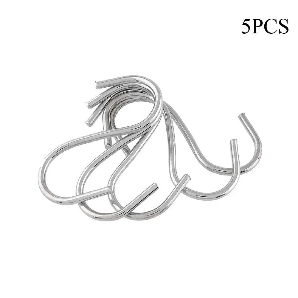 Hooks Stainless Steel S - 5pcs Kitchen Storage Hangers