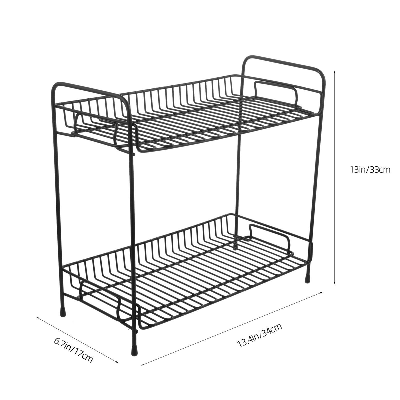 Bathroom shelves Multipurpose Storage Rack: Wrought Iron Shelves for Any Room