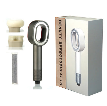 Filtered Shower Head: Pressurized Water-Saving Handheld Nozzle