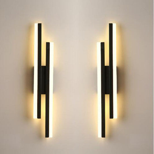 LED Wall Lamp Sconce - Dimmable 3-Color Modern Bedroom Light