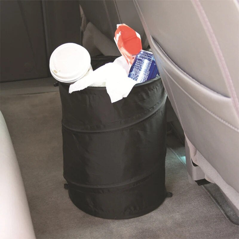 Car Trash Can Portable Foldable Hanging Storage Bag