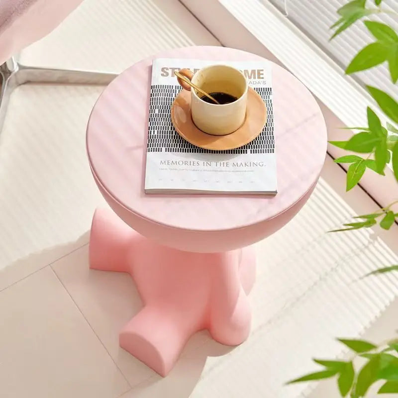 Cartoon Sofa Edge Table - Luxury Plastic Coffee Side Table