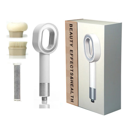 Filtered Shower Head: Pressurized Water-Saving Handheld Nozzle