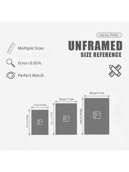 Wall Art Vintage Floral Crown Girl Canvas Art Print