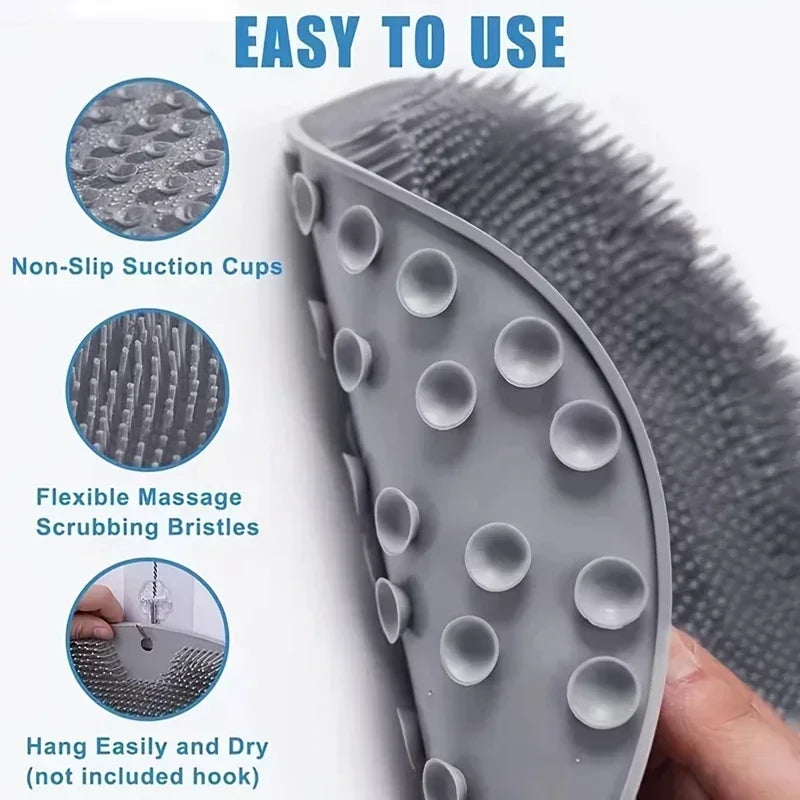 Foot Brush Bath Mat - Non-Slip Massage & Cleanse