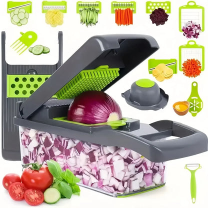 Multifunctional Veggie Chopper & Slicer - 14/16 in 1 Kitchen Tool